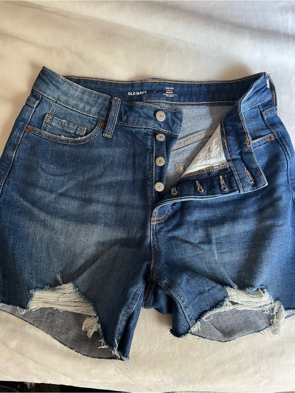 Old Navy High-Rise Curvy Denim Shorts